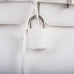 Hermes Birkin 40 HAC White Togo Palladium Hardware - Image 5