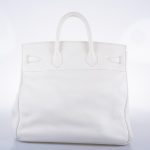 Hermes Birkin 40 HAC White Togo Palladium Hardware - Image 11