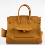 Hermes Birkin Cargo 35 Sesame Swift & Canvas Palladium Hardware - 2021, Z - Image 7