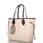 Louis Vuitton Cream Wild At Heart Giant Monogram Empreinte Neverfull MM - Image 8