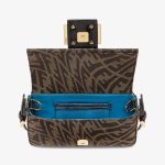 Fendi Baguette 1997 Mini Brown Jacquard FF Vertigo Bag - Image 6