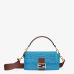 Fendi Baguette Medium Cotton Crochet Bag - Image 6