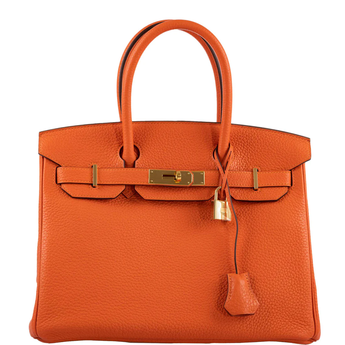 h376899299950030_1 Hermes Birkin 30 Feu Togo Gold Hardware - 2020, Y - Image 1