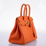 Hermes Birkin 30 Feu Togo Gold Hardware - 2020, Y - Image 3