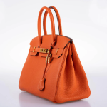 Hermes Birkin 30 Feu Togo Gold Hardware - 2020, Y - Image 4
