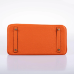 Hermes Birkin 30 Feu Togo Gold Hardware - 2020, Y - Image 7