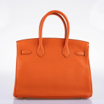 Hermes Birkin 30 Feu Togo Gold Hardware - 2020, Y - Image 8