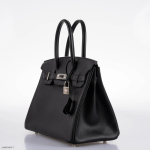 Hermes Birkin 30 Black Epsom with Palladium Hardware - 2021, Z - Image 4