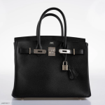 Hermes Birkin 30 Black Epsom with Palladium Hardware - 2021, Z - Image 7