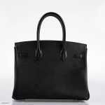 Hermes Birkin 30 Black Epsom with Palladium Hardware - 2021, Z - Image 6