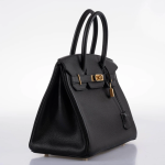 Hermes Birkin 30 Black Navillo Taurillon Leather Gold Hardware - 2020, Y - Image 3