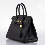 Hermes Birkin 30 Black Navillo Taurillon Leather Gold Hardware - 2020, Y - Image 6