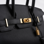 Hermes Birkin 30 Black Navillo Taurillon Leather Gold Hardware - 2020, Y - Image 9